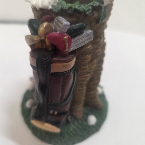 Resin Golf Décor Office Desk Caddy Pen Well   Cute little desk sitter for pens, - Picture 5 of 12